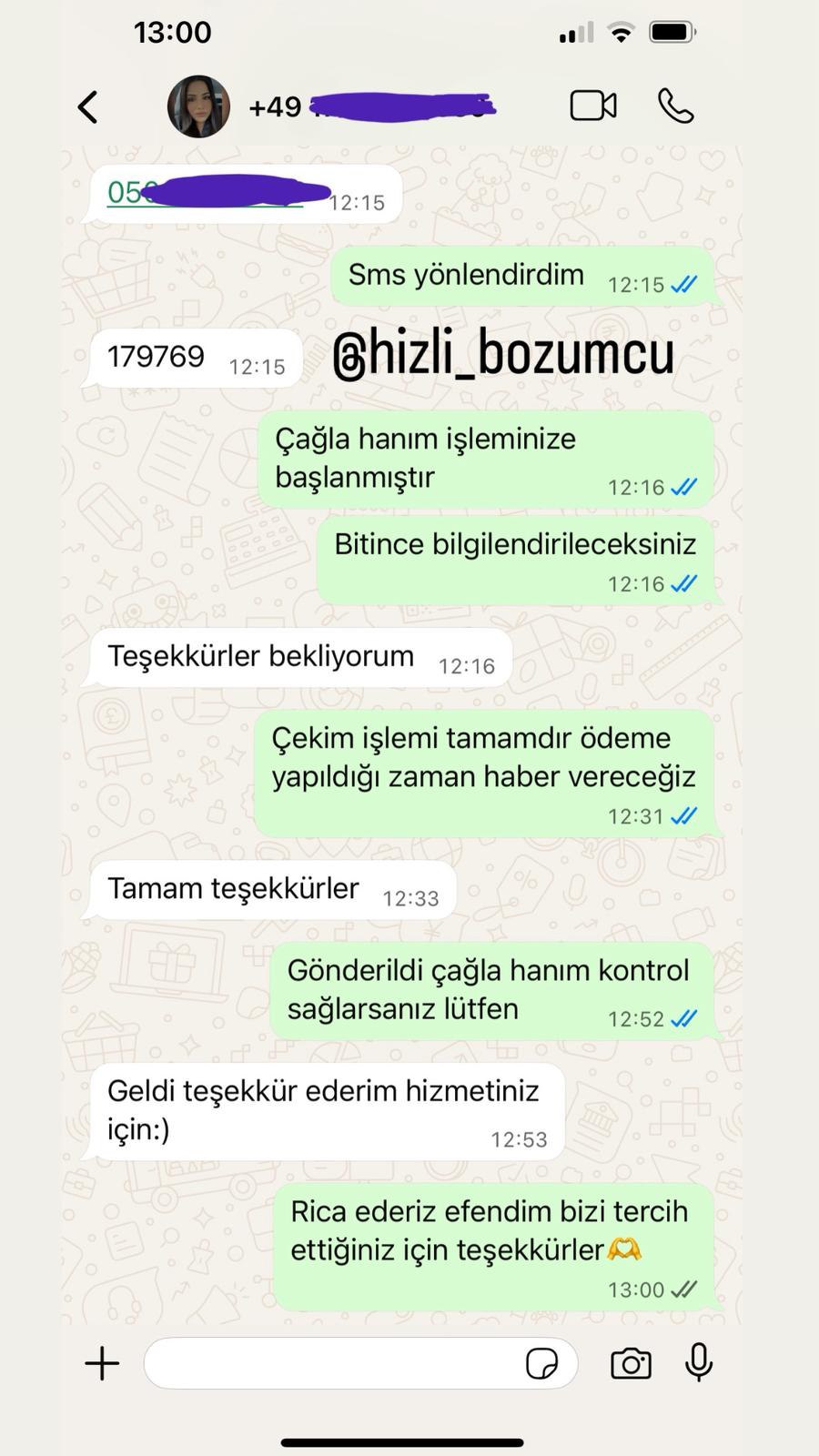 Müşteri referansı - Tavsiye